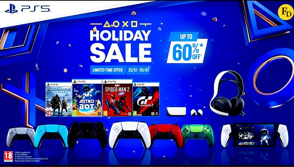 PlayStation Big Holiday Sale India 2025 –2026 PS5 गेम्स और एक्सेसरीज़ पर भारी छूट पर साल के आखिर में बड़ी छूट